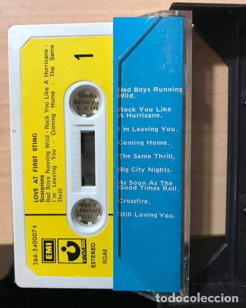 Casetes antiguos: Scorpions, Love At First Sting - Tape - Foto 2