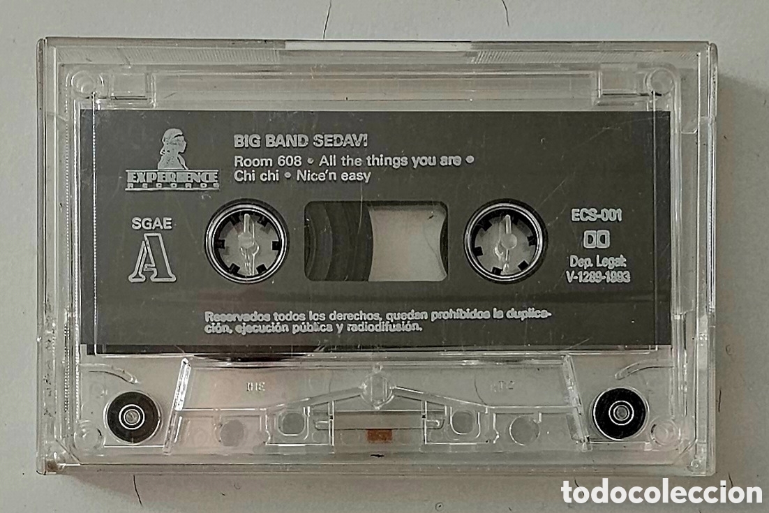 Casetes antiguos: CASSETTE BIG BAND SEVADI (Espa&ntilde;a - Experience Records - 1993) Pre-Sedajazz RAREZA ESCASA
