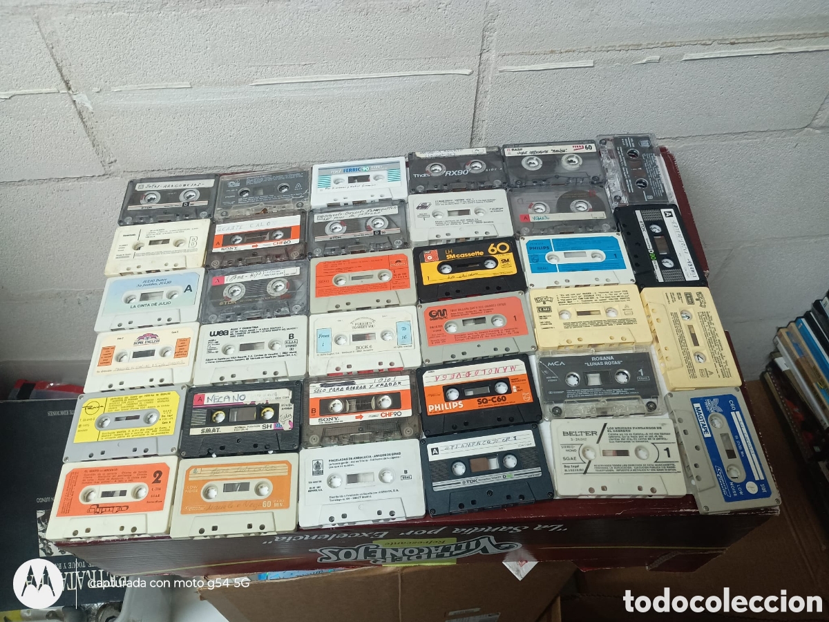 Casetes antiguos: 34 CASETES SIN FUNDA TODOS BIE RF1 CA