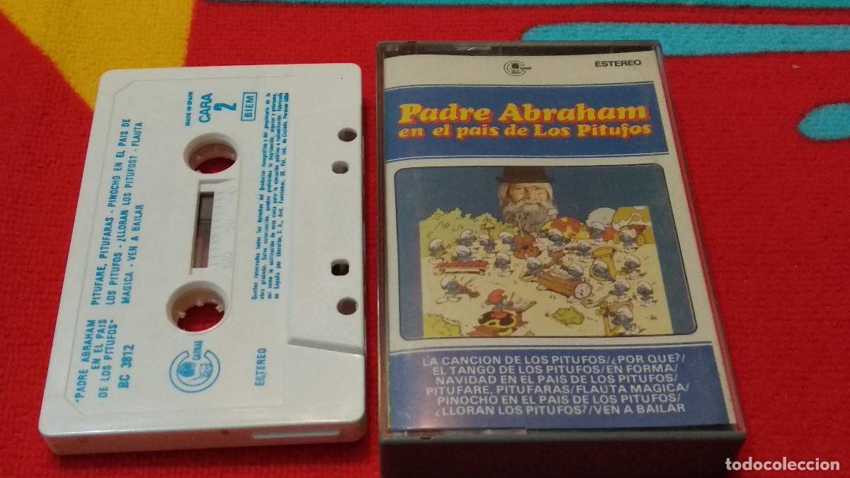 Casetes antiguos: CASETE CINTA CASSETTE (El padre Abraham y sus PITUFOS ) CARNABY serie infantil 1979