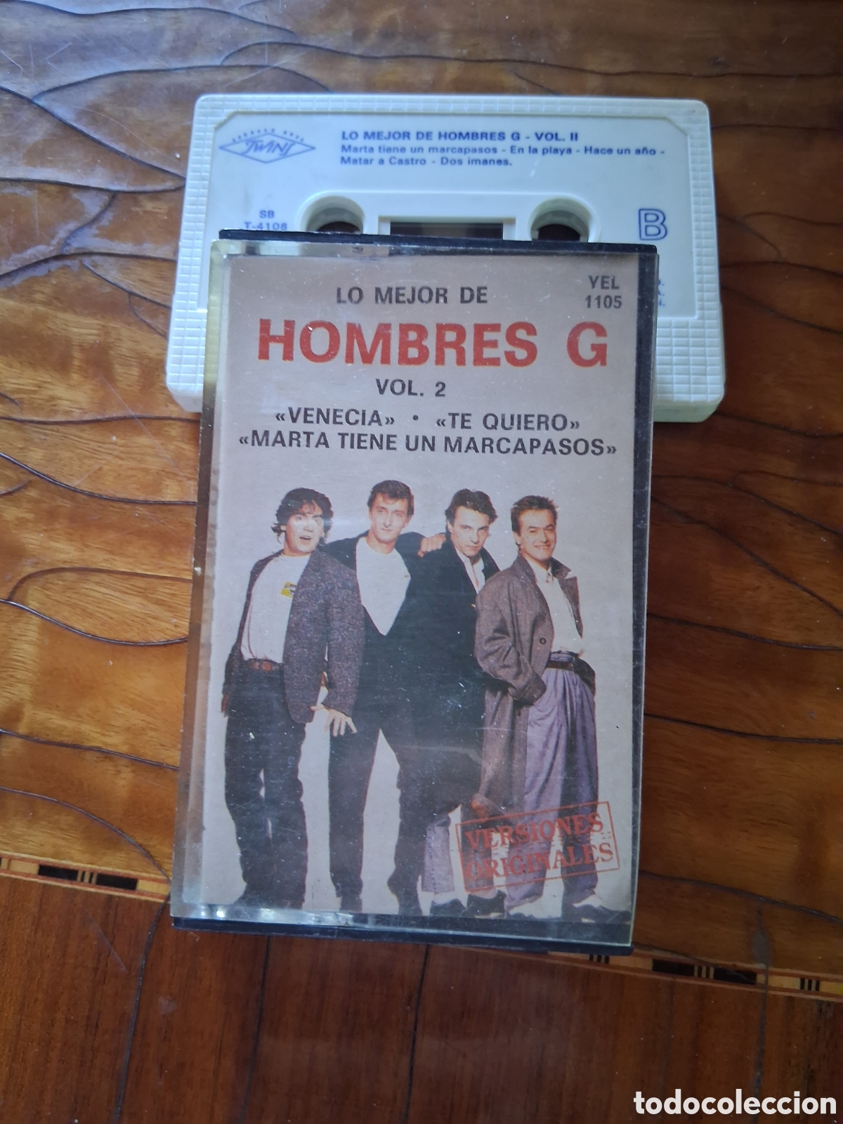 Casetes antiguos: Casete cinta de m&uacute;sica Lo mejor Hombres G