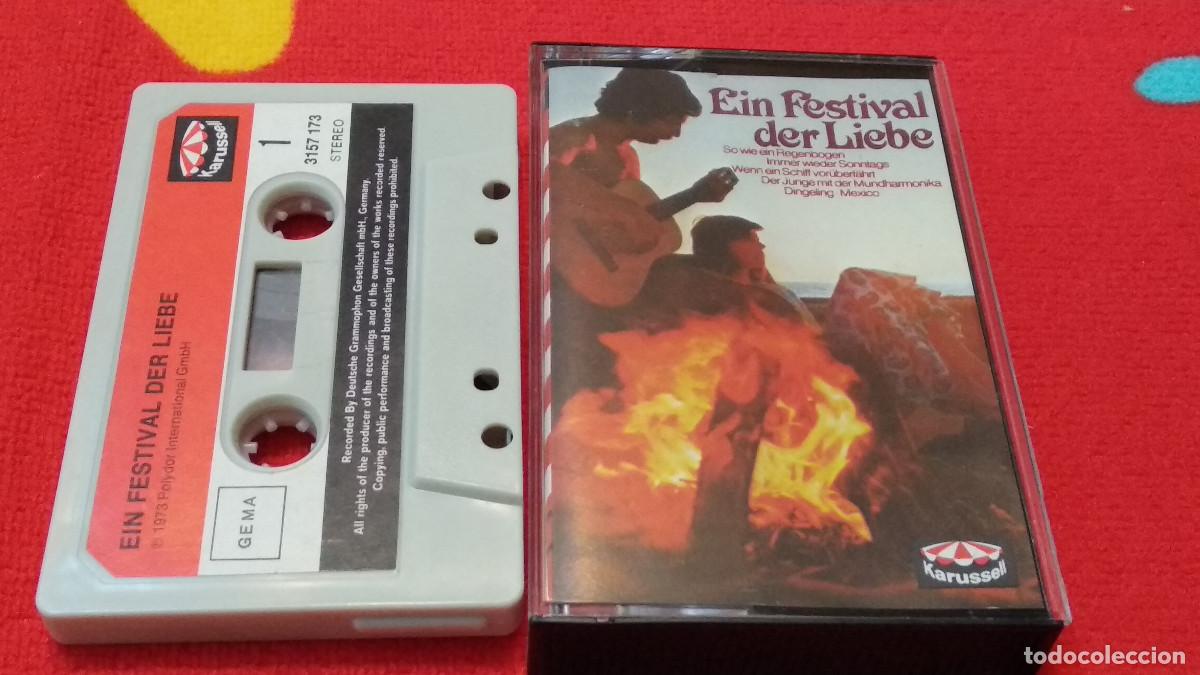 Casetes antiguos: EIN FESTIVAL DER LIEBE - 1973 Karussell POLYDOR CASETE CINTA CASSETTE - VER CANCIONES