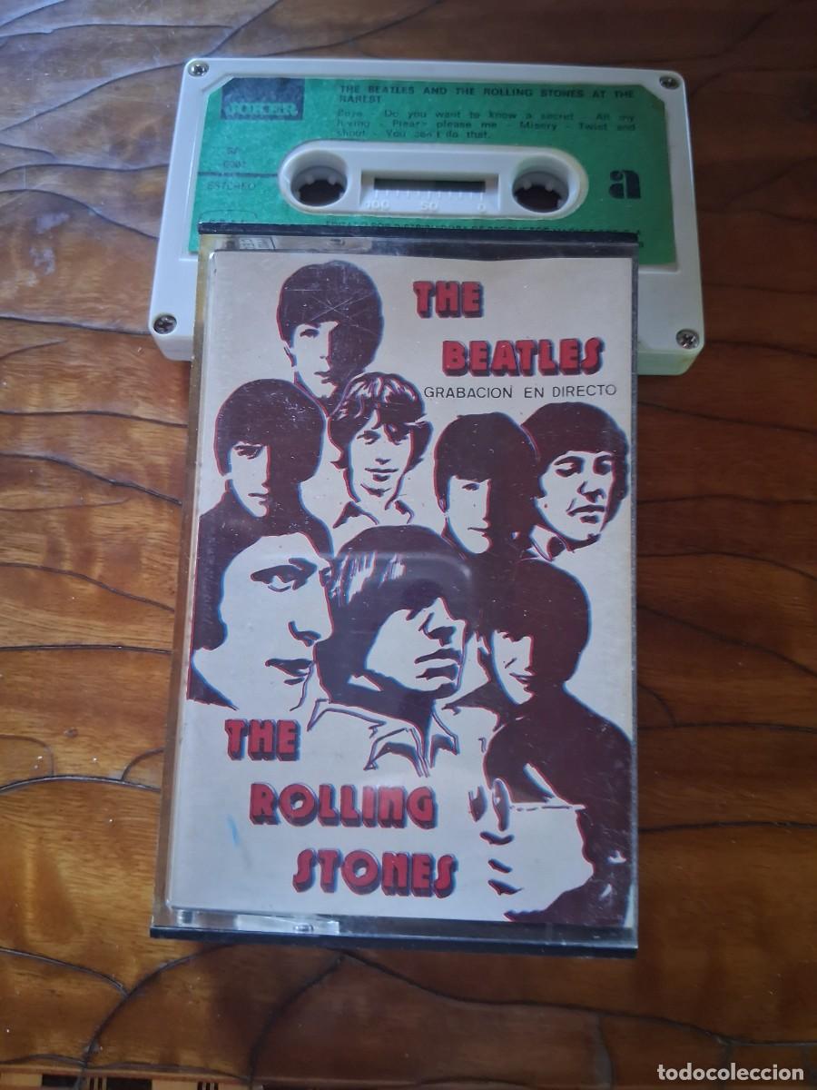 Casetes antiguos: Casete cinta de m&uacute;sica THE BEATLES & THE ROLLING STONES