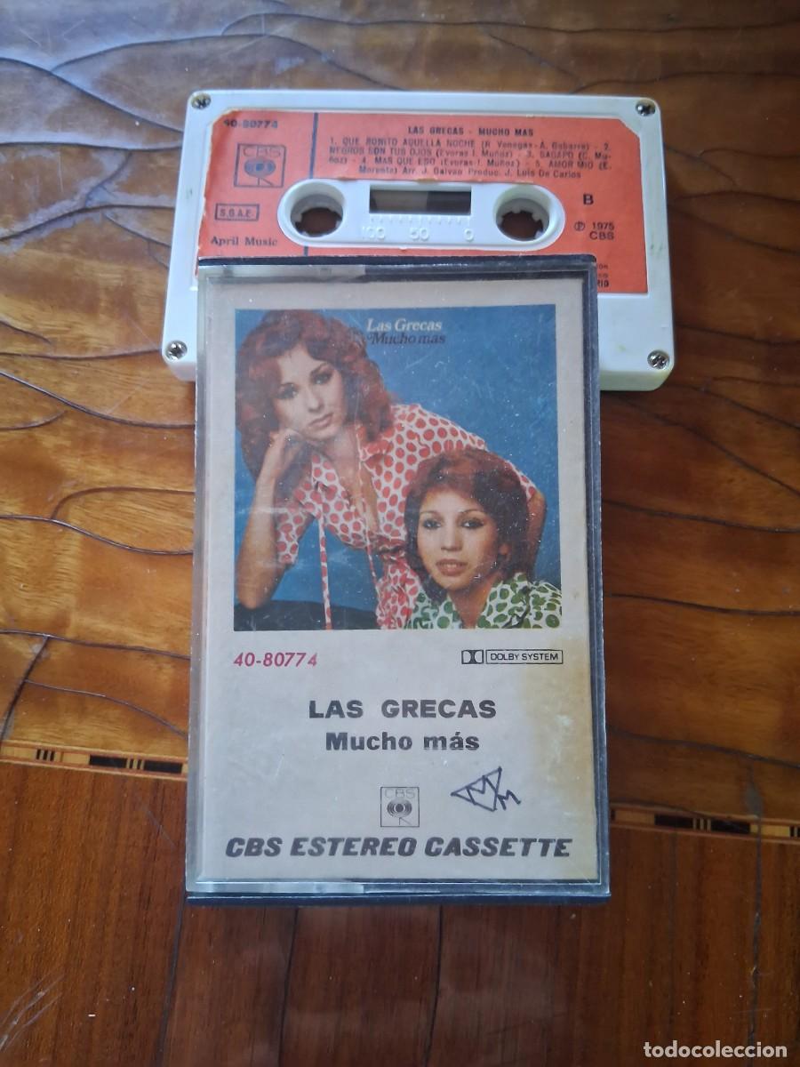 Casetes antiguos: Casete cinta de m&uacute;sica Las grecas y mucho m&aacute;s