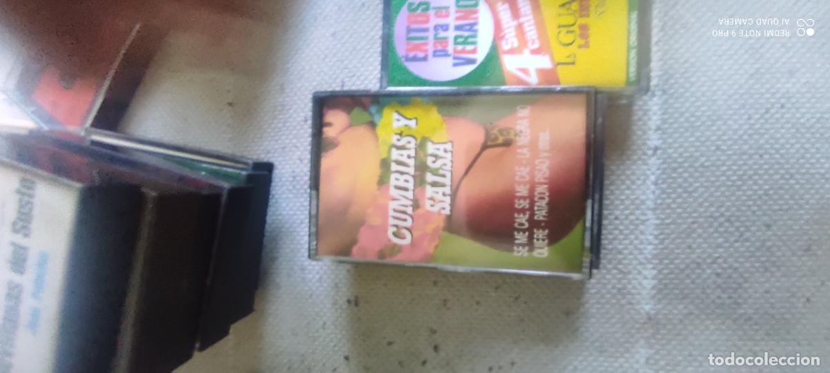 Casetes antiguos: CUMBIAS Y SALSA...SE ME CAE SE ME CAE, LA NEGRA NO QUIERE. casette