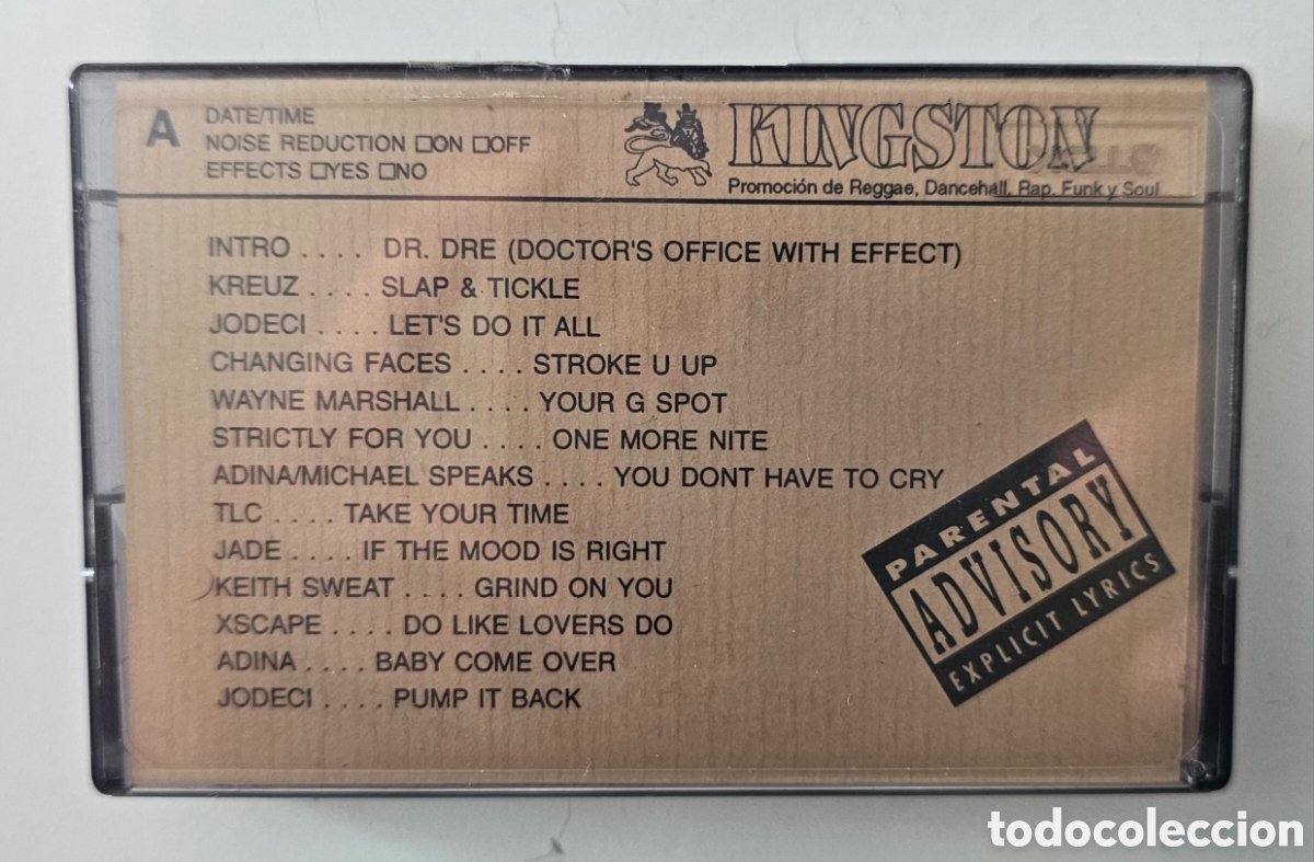Casetes antiguos: CASSETTE KINGSTON X-RATED SOUL 01 (Espa&ntilde;a - Privado - 1995?) Funk Rap Soul Erotico