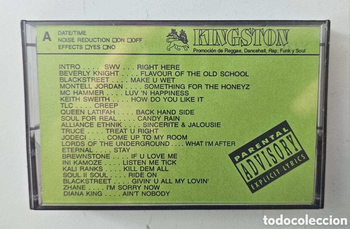 Casetes antiguos: CASSETTE KINGSTON HIP-HOP SOUL DANCEHALL N&deg;02 (Espa&ntilde;a - Privado - 1996)