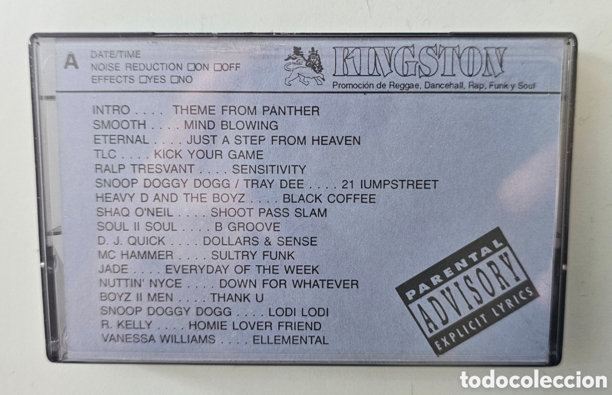 Casetes antiguos: CASSETTE KINGSTON RAP SOUL FUNK N&deg;01 (Espa&ntilde;a - Privado - 1996)