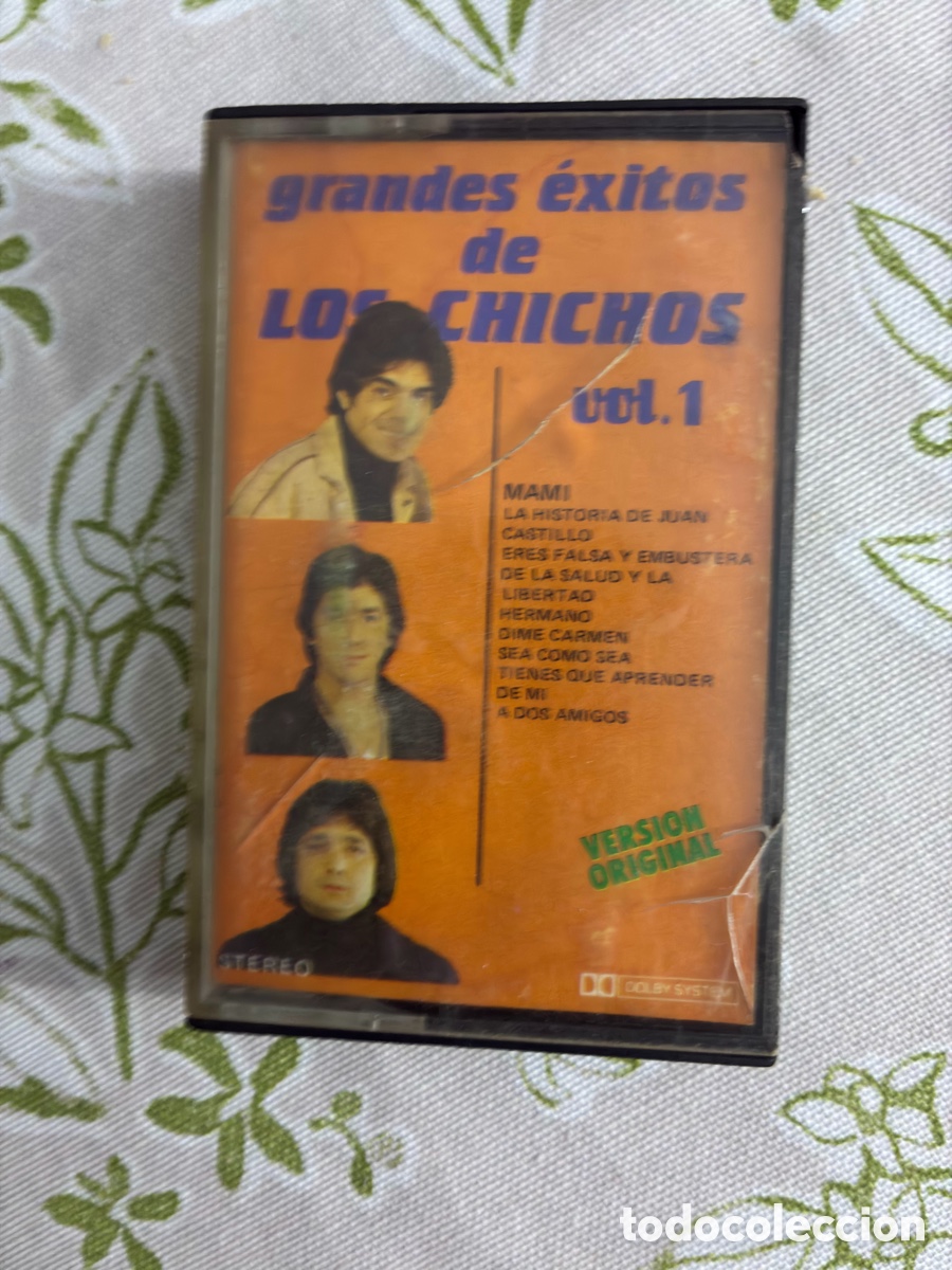 Casetes antiguos: Cassette Los Chichos - Grandes &Eacute;xitos Vol. 1 (Car&aacute;tula) / Vol. 2 (Cinta Smash, 1979)