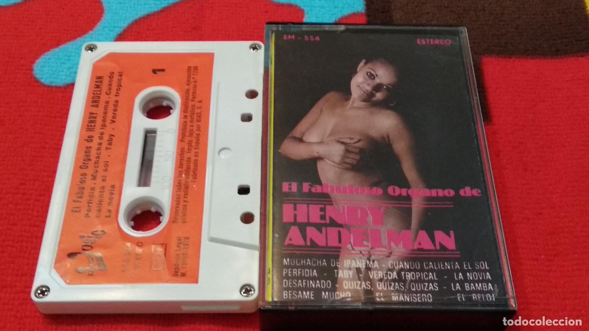 Casetes antiguos: EL FABULOSO ORGANO DE HENRY ANDELMAN - 1976 EURO MUSIC CASETE CINTA CASSETTE