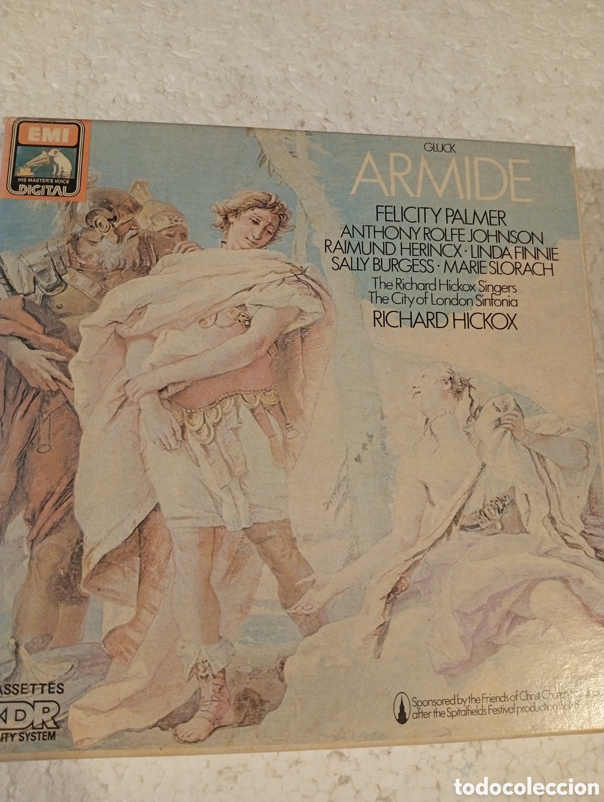 Casetes antiguos: 3 CASSETTES GLUCK ARMIDE PALMER ROLFE JOHNSON HICKOX. EMI 1983