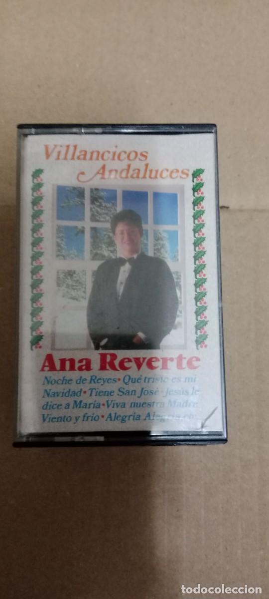 Cassetes antigas: VILLANCICOS ANDALUCES ANA REVERTE CASETE MUSICA GG-22
