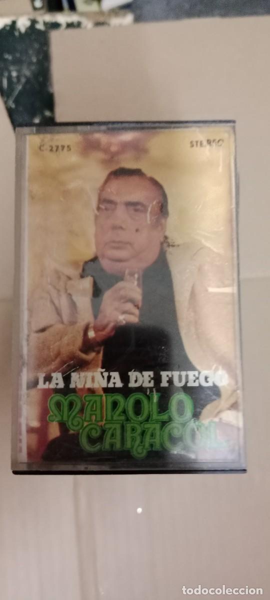 Casetes antiguos: LA NI&Ntilde;A DE FUEGO MANOLO CARACOL CASETE MUSICA GG-22