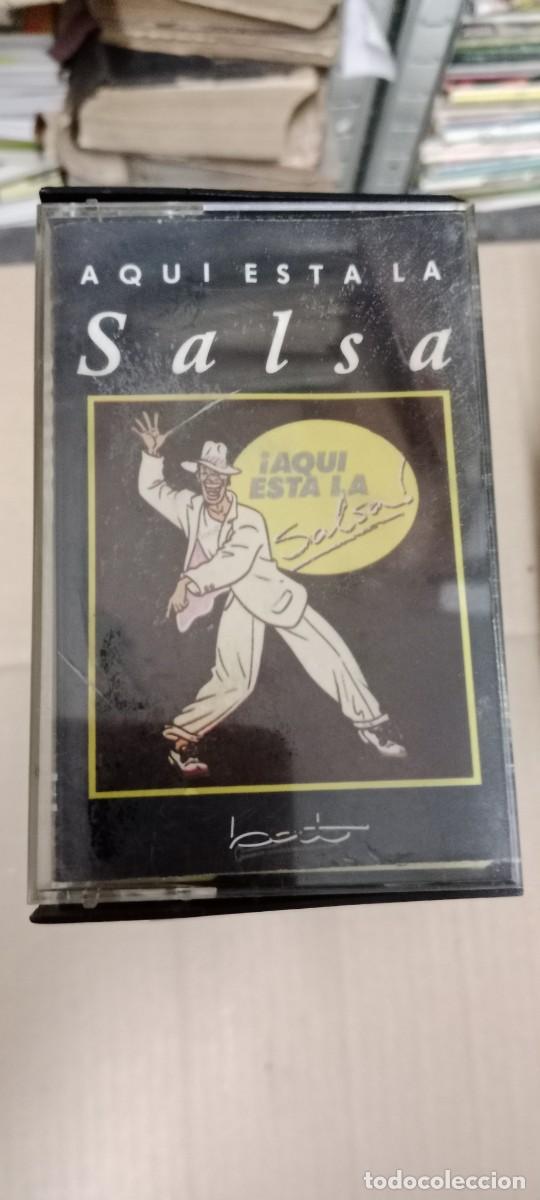 Cassetes antigas: AQUI ESTA LA SALSA CASETE MUSICA GG-22