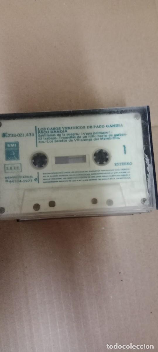 Casetes antiguos: LOS CASOS VERIDICOS DE PACO GANDIA SOLO CINTA CASETE MUSICA GG-22