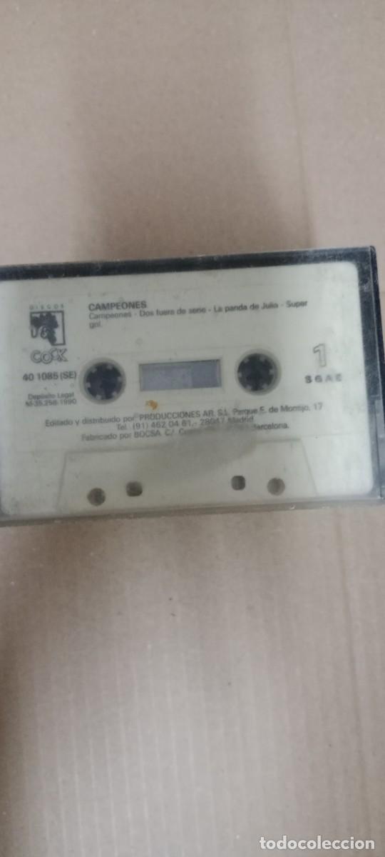 Casetes antiguos: CAMPEONES SOLO CINTA CASETE MUSICA GG-22