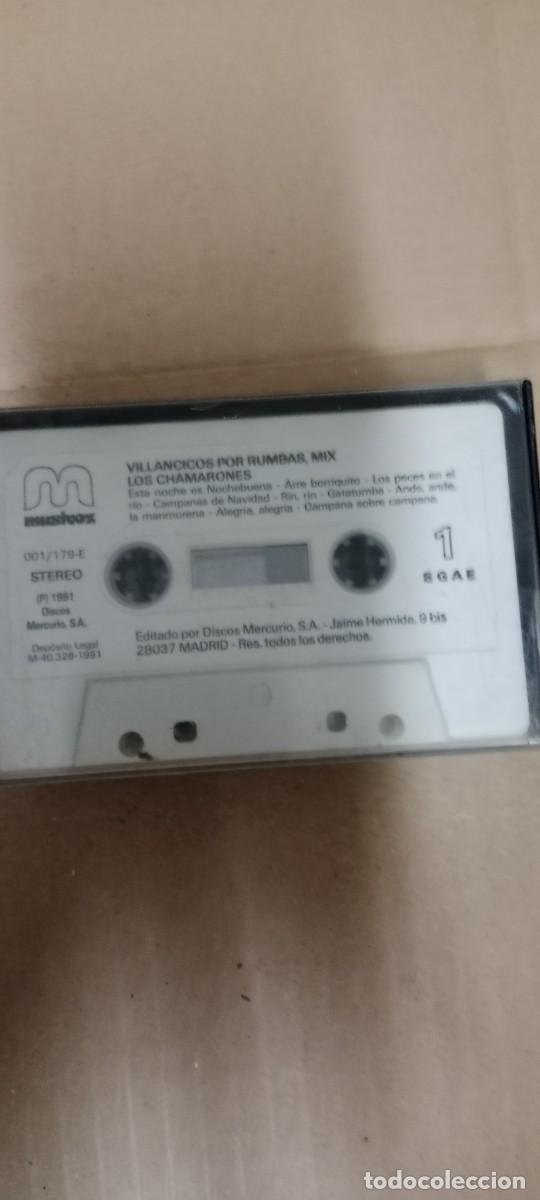 Casetes antiguos: VILLANCICOS POR RUMBAS MIX LOS CHAMARONES SOLO CINTA CASETE MUSICA GG-22