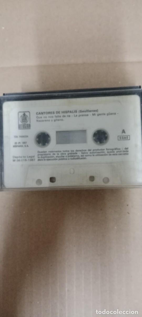 Casetes antiguos: CANTORES DE HISPALIS SEVILLANAS SOLO CINTA CASETE MUSICA GG-22