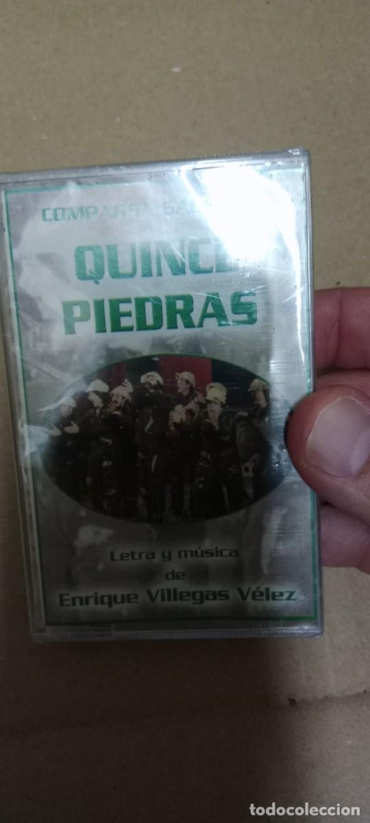 Casetes antiguos: CARNAVAL DE CADIZ COMPARSA QUINCE PIEDRAS NUEVA PRECINTADA CASETE MUSICA GG-22
