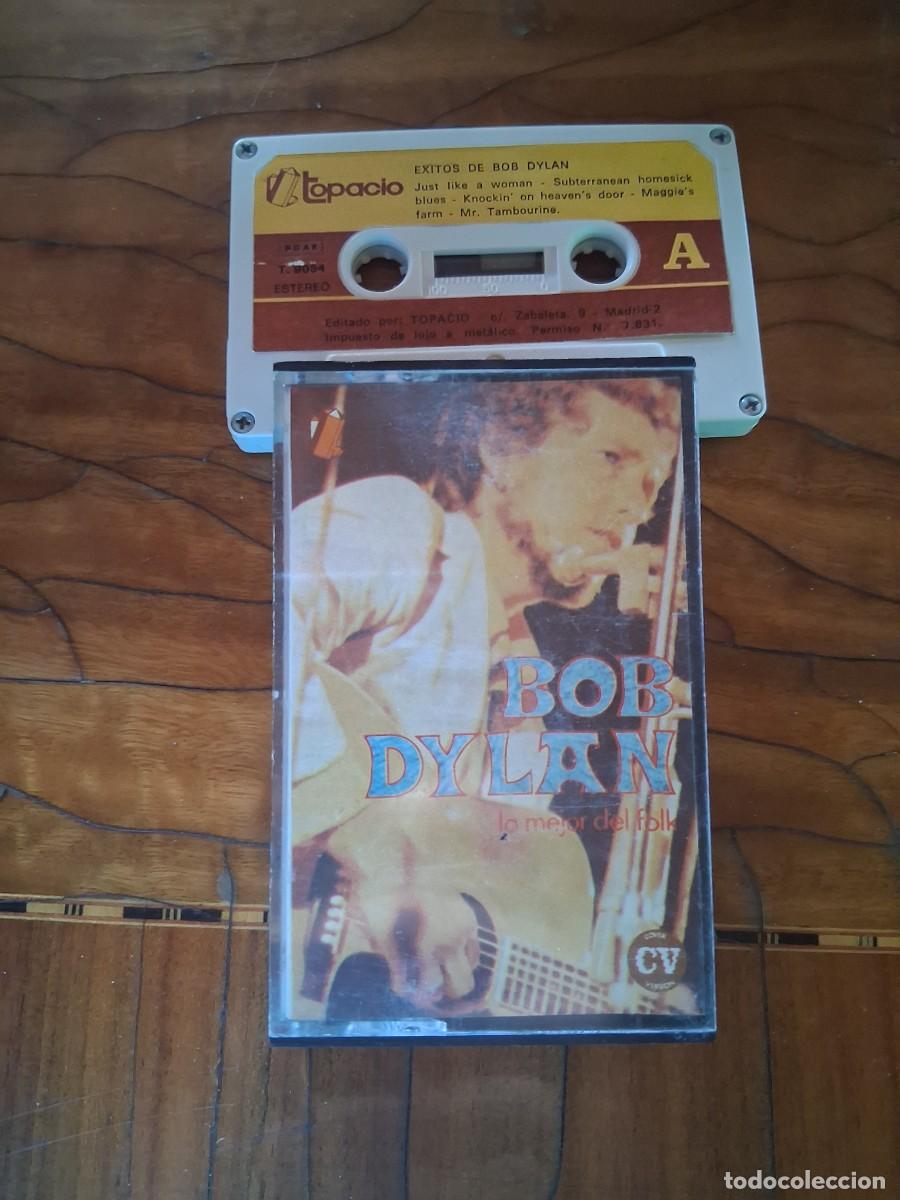 Casetes antiguos: Casete cinta m&uacute;sica Lo mejor de Bob Dylan folk &eacute;xitos