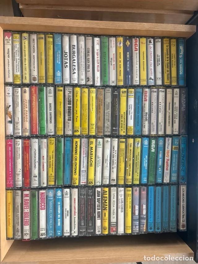 Casetes antiguos: Colecci&oacute;n de m&aacute;s de 90 cintas de Cassette Variadas