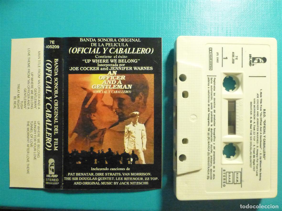 Casetes antiguos: Cinta de Cassette - Casete B.S.0. - Banda Sonora Original Pel&iacute;cula Oficial y Caballero - Island 1982