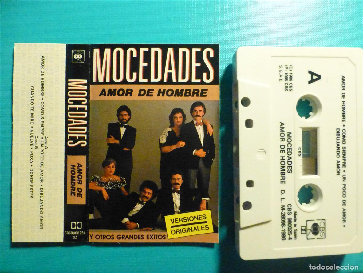 Casetes antiguos: Cinta de Cassette - Casete - Mocedades - Amor de Hombre - CBS 1986