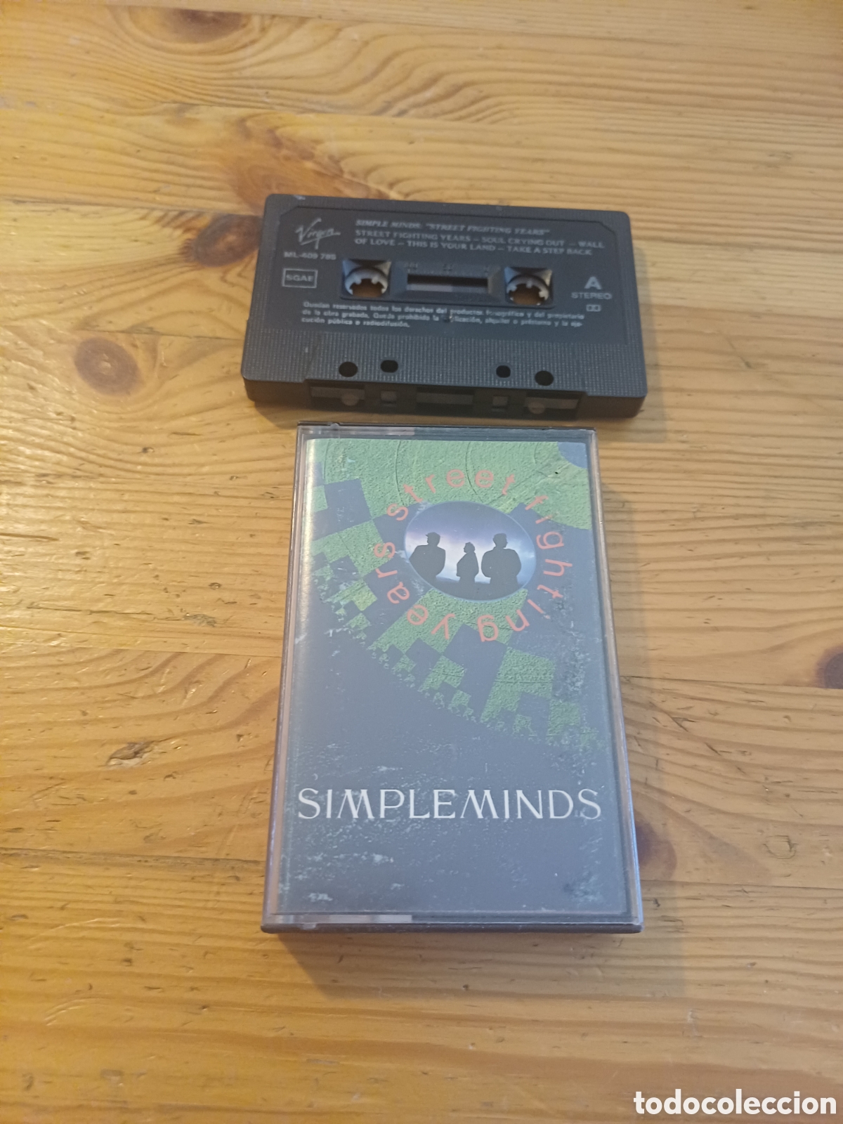 Casetes antiguos: Simple Minds Street Fighting Years Casete cinta cassette