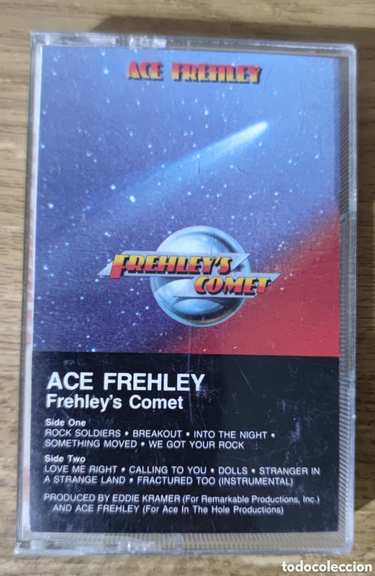 Casetes antiguos: Cassette Ace Frehley - Frehley&acute;s Comet (1987) ed. americana