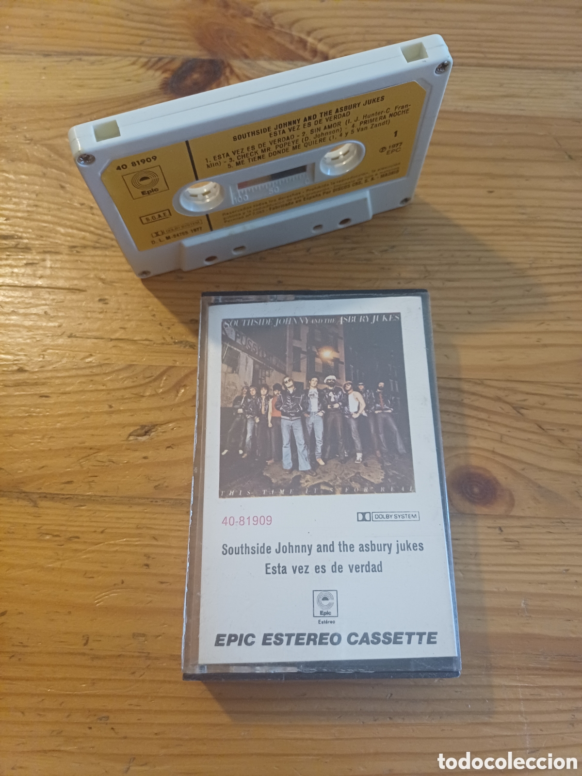 Casetes antiguos: Southside Johnny and the asbury jukes Esta vez es verdad Discos CBS casete cassette cinta