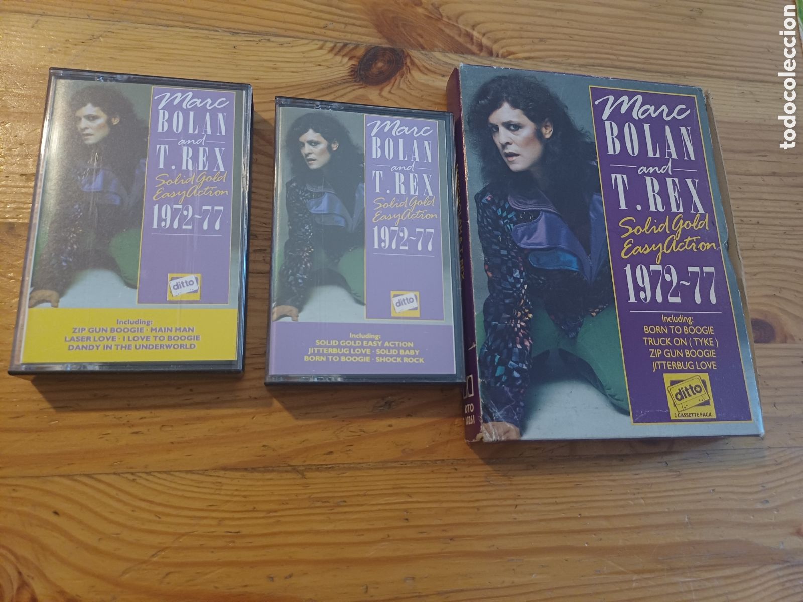 Casetes antiguos: Marc Bolan and T Rex Solid Gold Easy Action 2 cintas cassette casete
