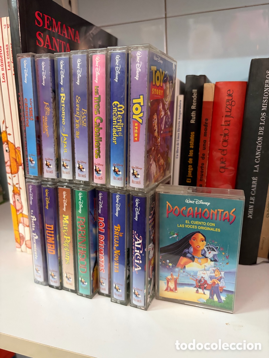 Casetes antiguos: Colecci&oacute;n cintas, casete Walt Disney, Audiocuentos en espa&ntilde;ol