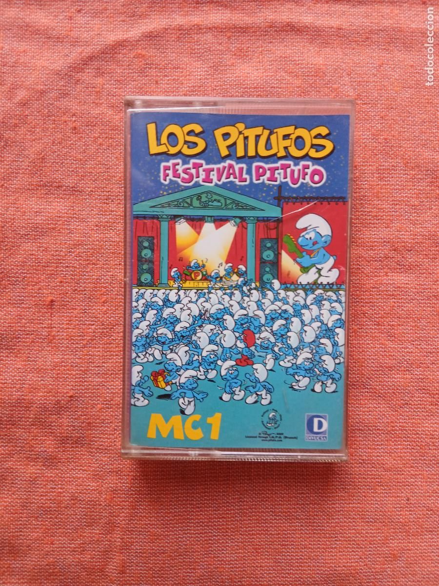 Cassetes antigas: Festival Pitufo MC1 casete 2002 divucsa music casette