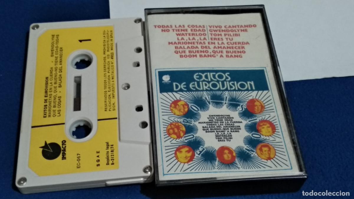 Casetes antiguos: &Eacute;XITOS DE EUROVISION - 1974 IMPACTO CASETE CINTA CASSETTE