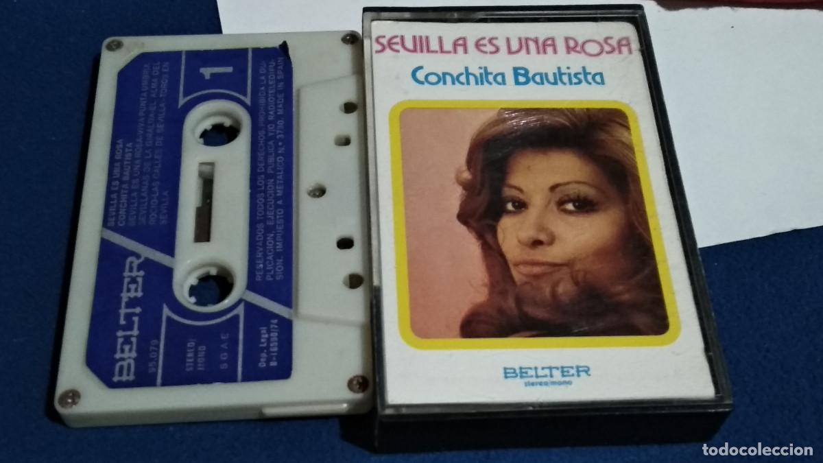 Casetes antiguos: CONCHITA BAUTISTA / SEVILLLA ES UNA ROSA - BELTER 1974 - CASETE CINTA CASSETTE