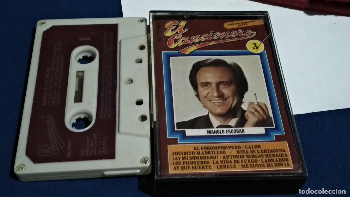 Casetes antiguos: MANOLO ESCOBAR / EL CANCIONERO N&ordm; 3 - BELTER 1979 - CASETE CINTA CASSETTE