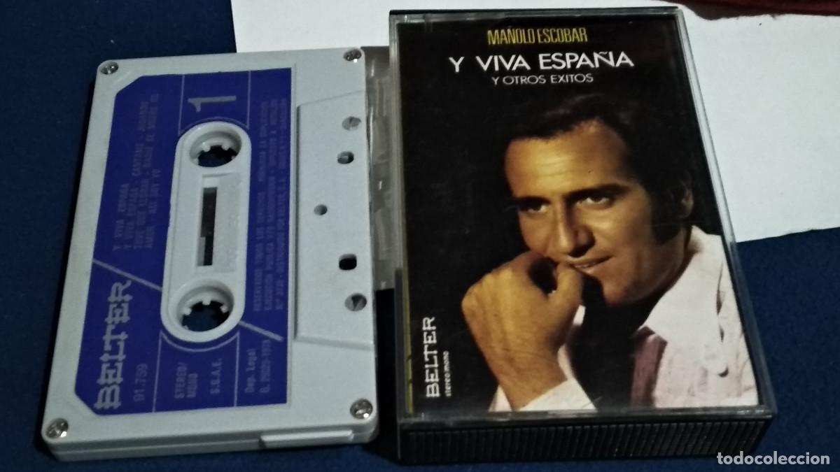 Casetes antiguos: MANOLO ESCOBAR / Y VIVA ESPA&Ntilde;A Y OTROS &Eacute;XITOS - BELTER 1973 - CASETE CINTA CASSETTE