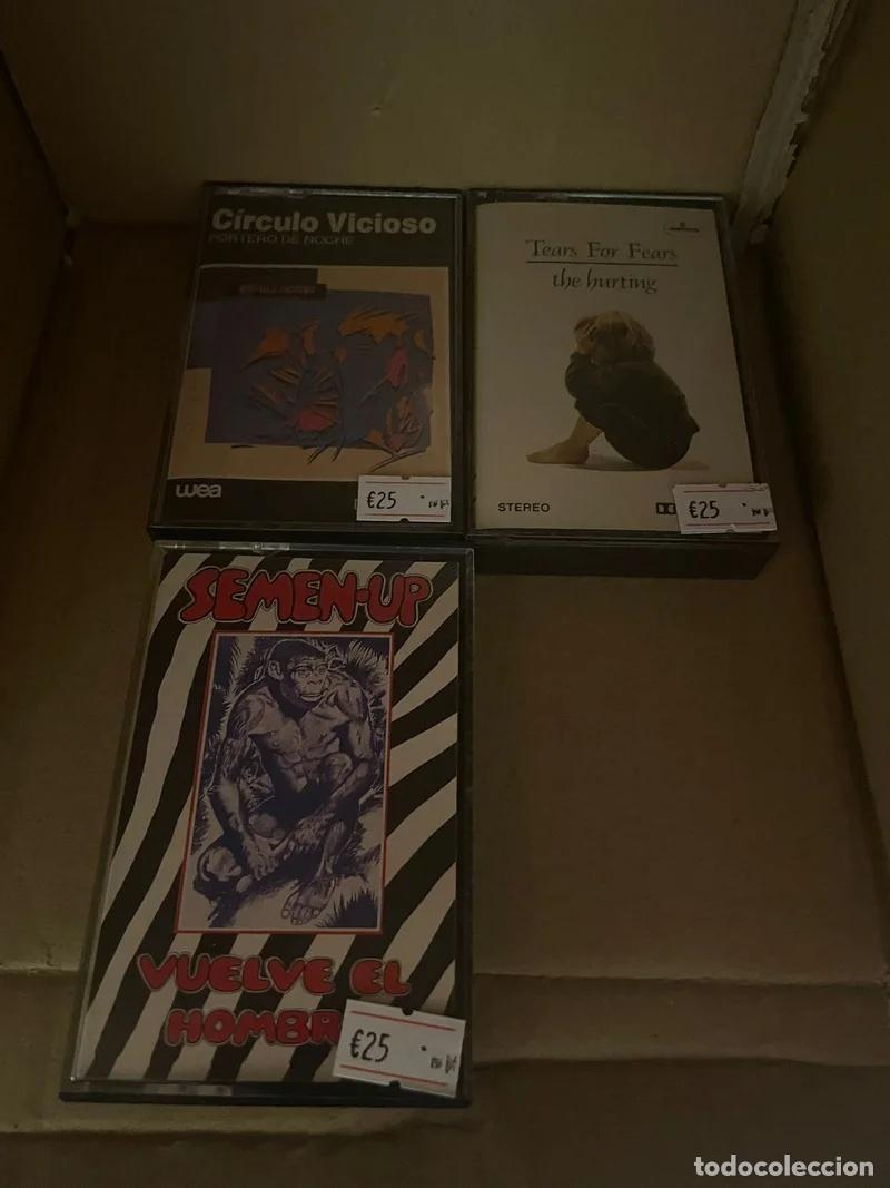 Casetes antiguos: Lote 3 Casetes: C&iacute;rculo Vicioso, Tears For Fears,