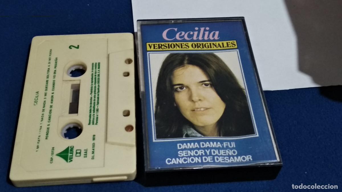 Casetes antiguos: CECILIA / VERSIONES ORIGINALES - 1979 VELERO CBS - CASETE CINTA CASSETTE