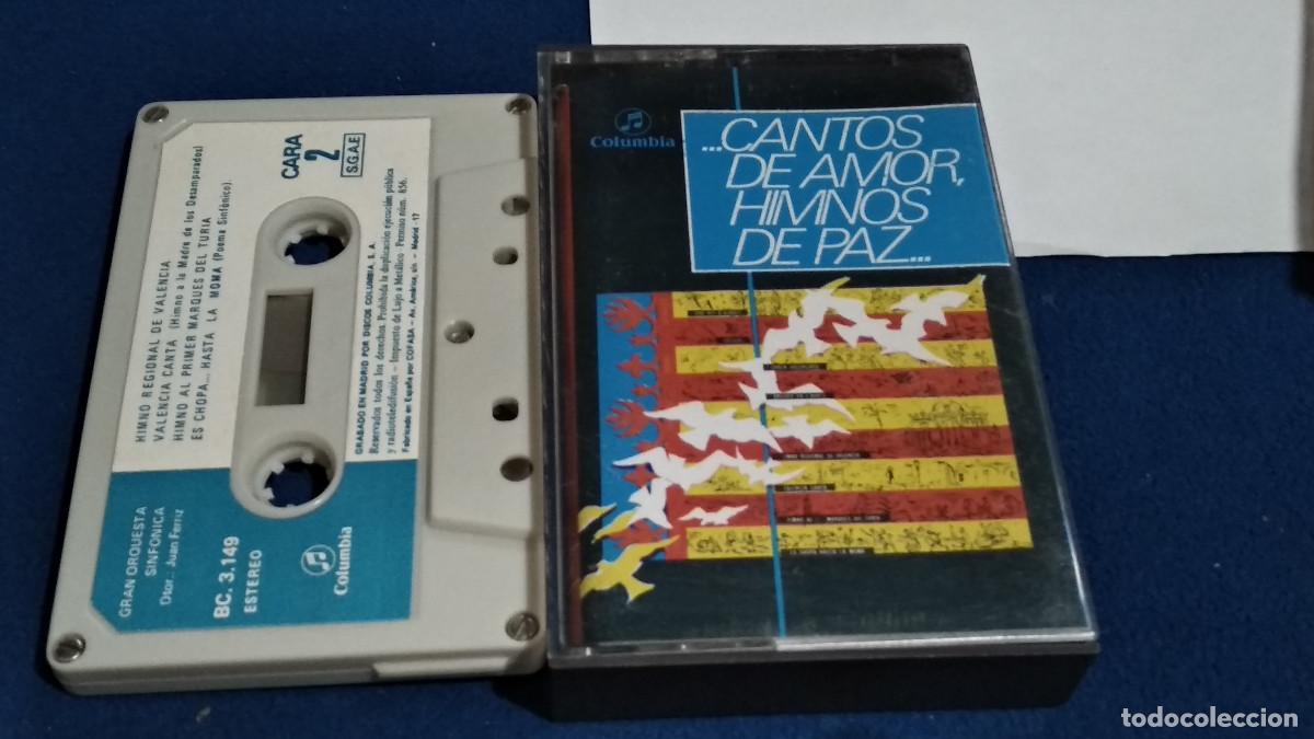 Casetes antiguos: CANTOS DE AMOR, HIMNOS DE PAZ - 1972 COLUMBIA - CASETE CINTA CASSETTE
