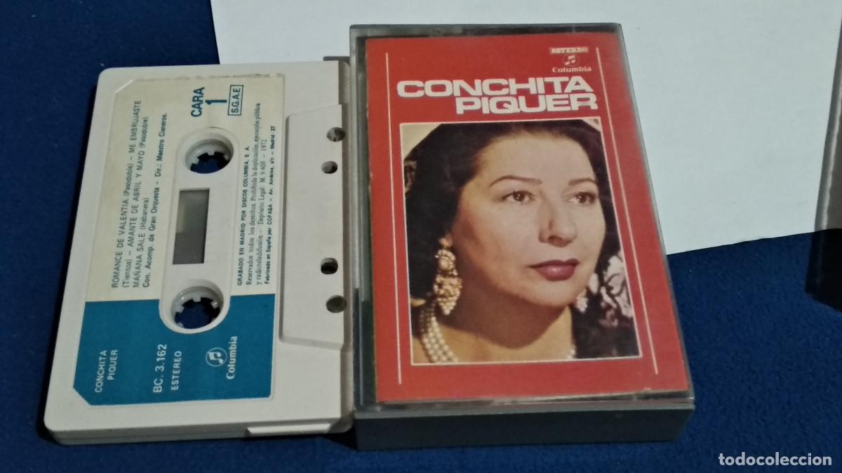 Casetes antiguos: CONCHITA PIQUER / PICADITA DE VIRUELA - 1972 COLUMBIA - CASETE CINTA CASSETTE