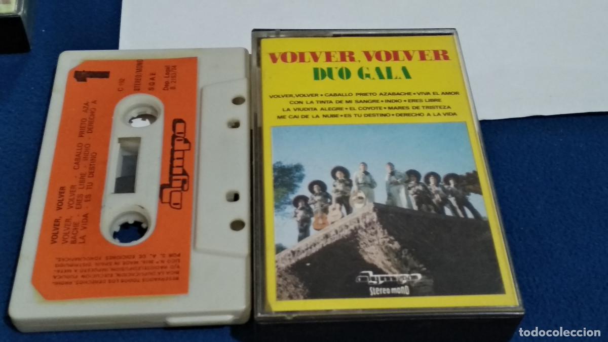 Casetes antiguos: DUO GALA - VOLVER, VOLVER (Espa&ntilde;a - Olympo - 1974) Rancheras - CASETE CINTA CASSETTE