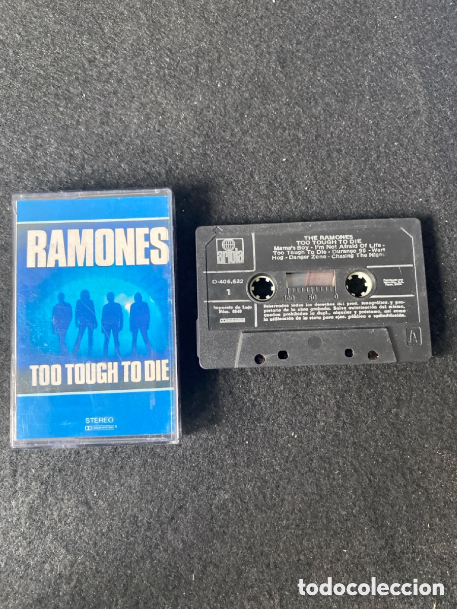 Cassetes antigas: Casete de the ramones 1&rsquo;edicion ariola