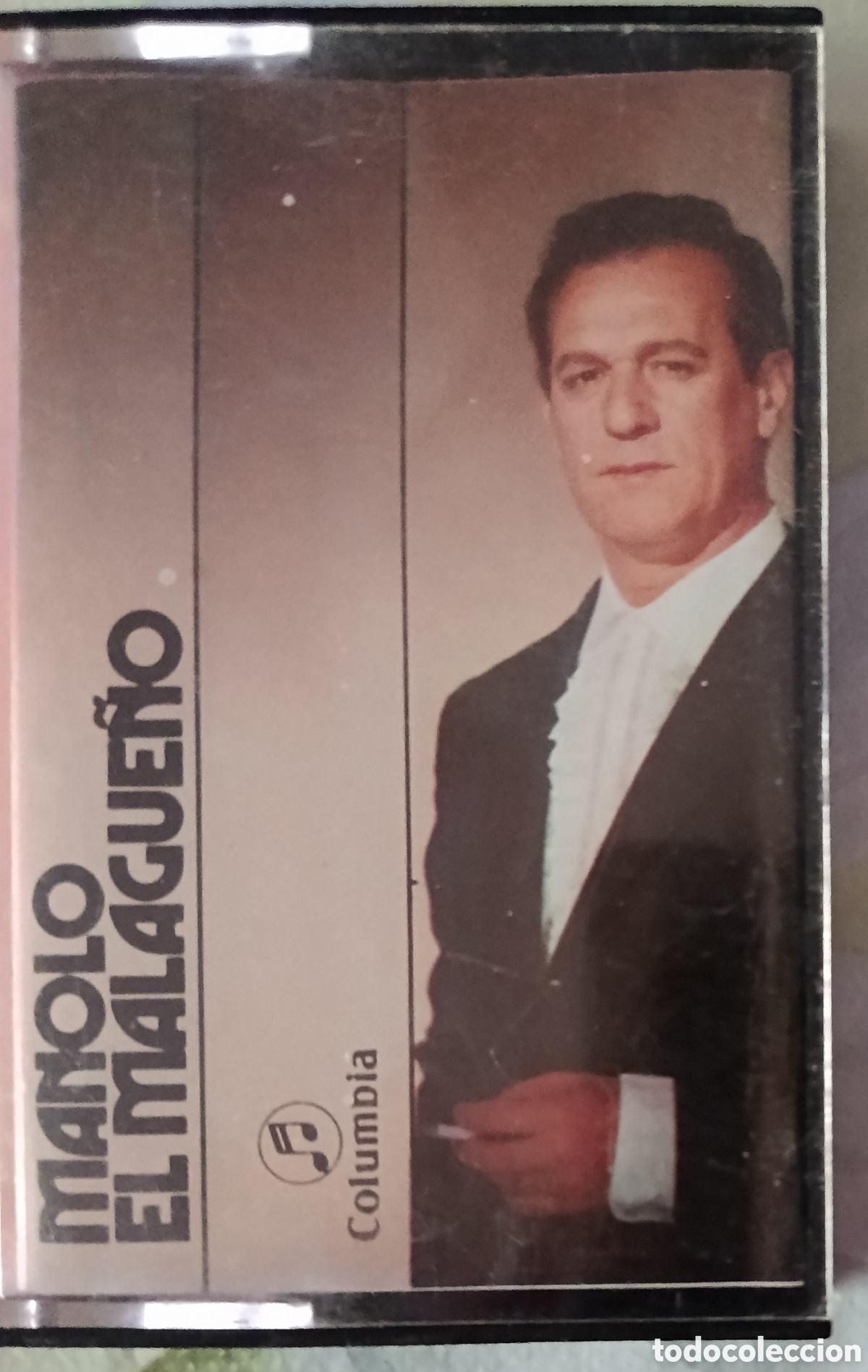 Casetes antiguos: Manolo el Malague&ntilde;o casette sello Columbia editado en Espa&ntilde;a a&ntilde;o 1972.