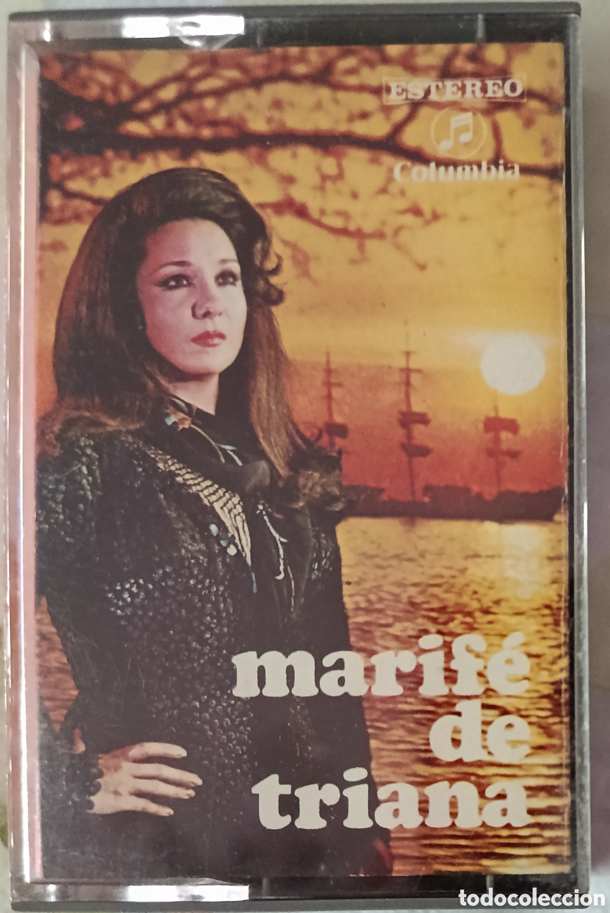 Casetes antiguos: Marif&eacute; de Triana casette sello Columbia editado en Espa&ntilde;a a&ntilde;o 1973.