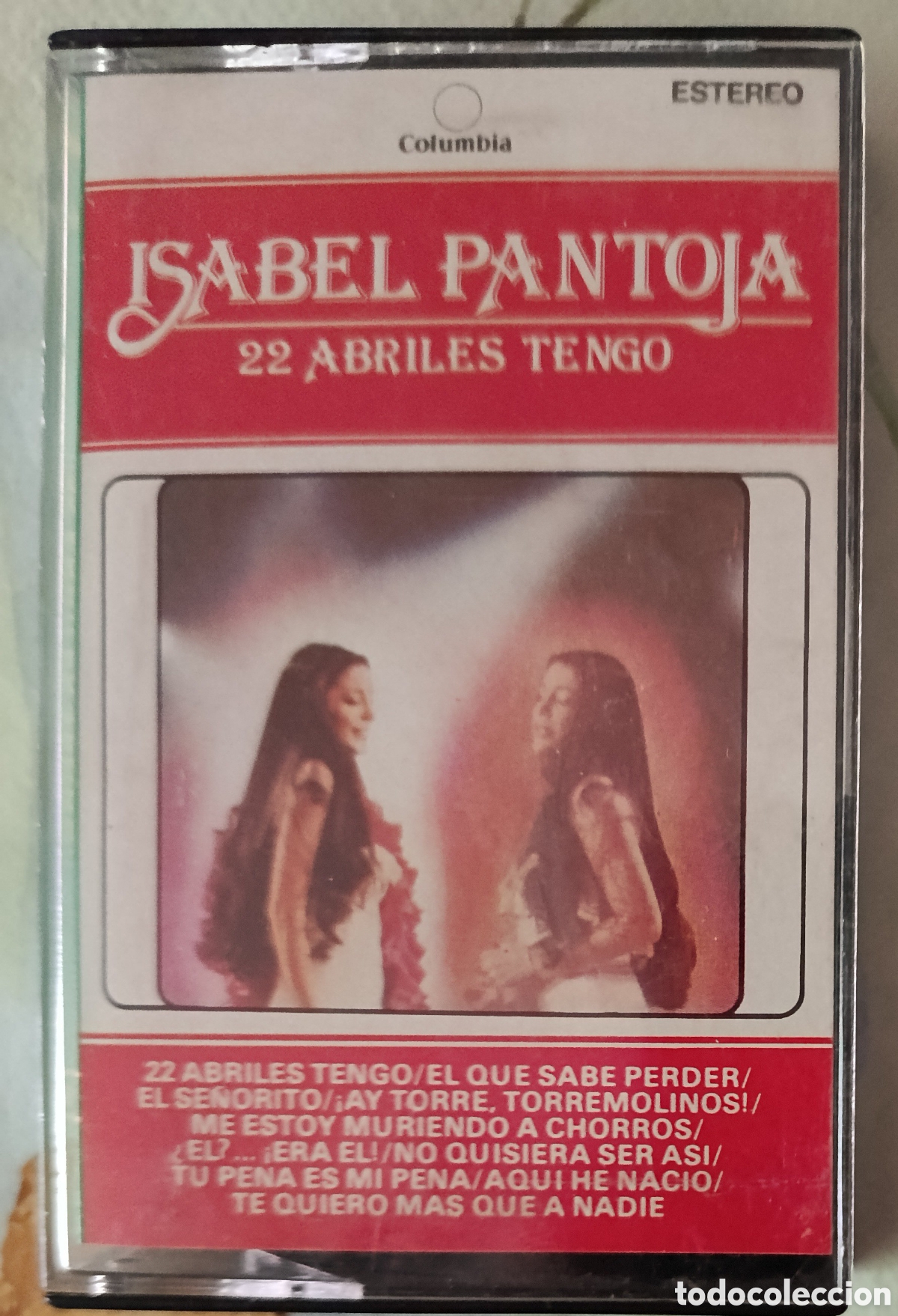 Casetes antiguos: Isabel Pantoja casette sello Columbia editado en Espa&ntilde;a a&ntilde;o 1978.