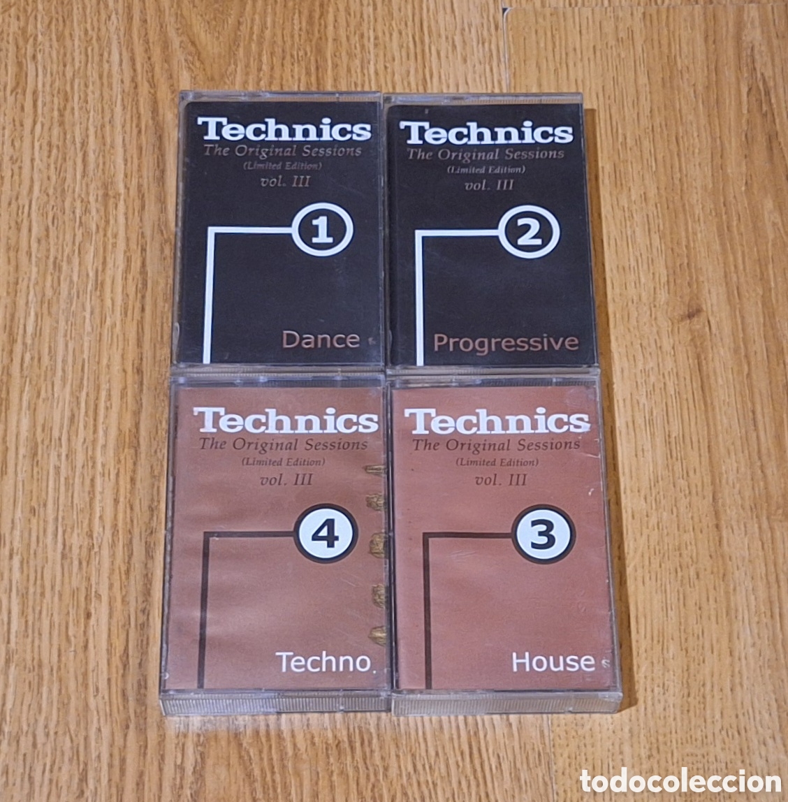 Casetes antiguos: Technics the original sessions vol. III casetes vale music 1999