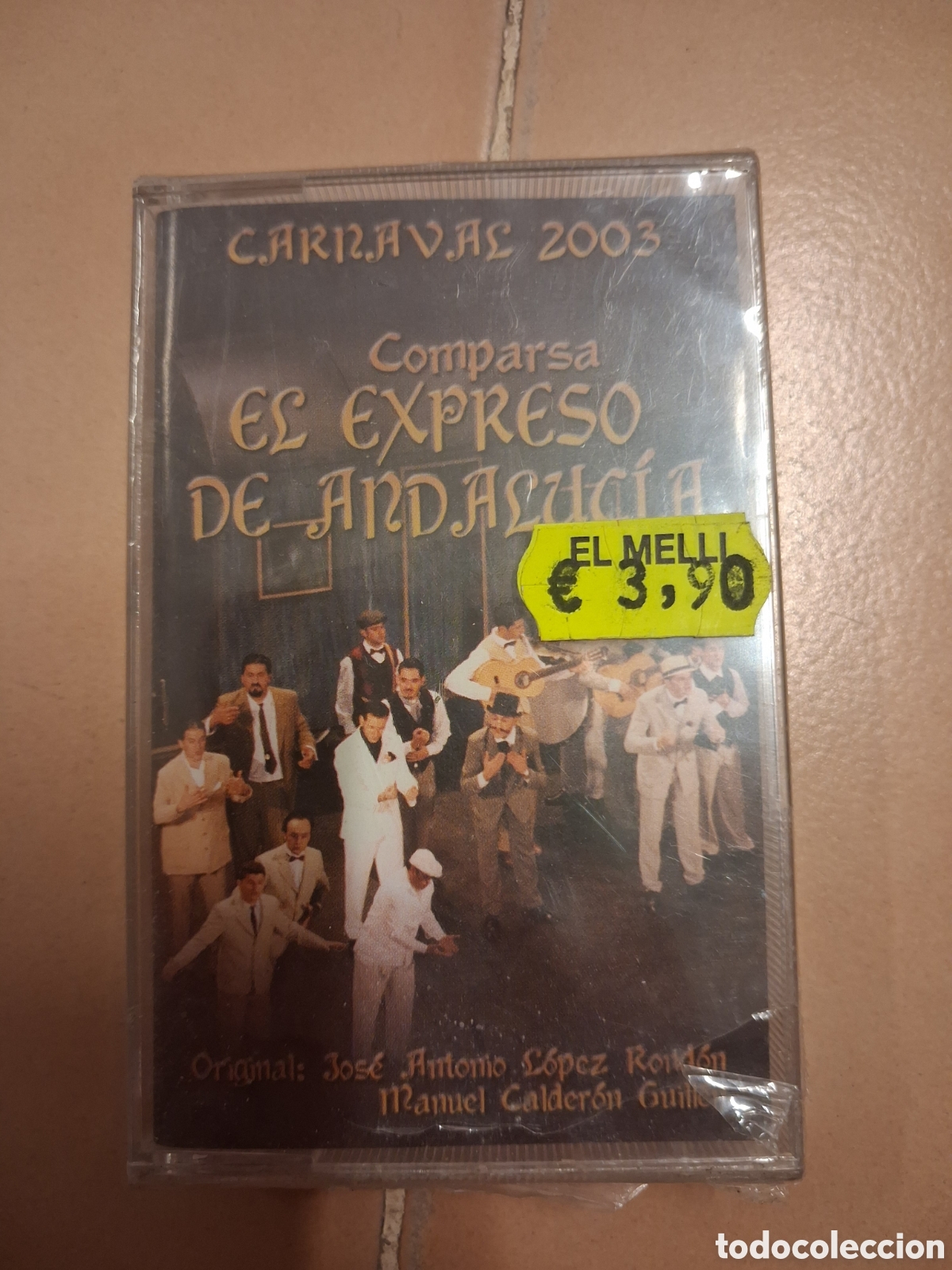 Casetes antiguos: Cinta Casete Carnaval de Cadiz (Algeciras) - Comparsa El Expreso de Andalucia PRECINTADA