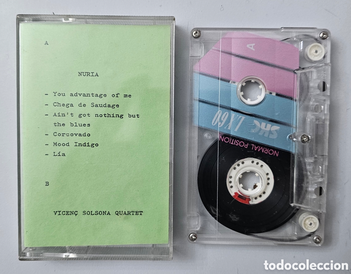 Casetes antiguos: CASSETTE MAQUETA NURIA Y VICEN&Ccedil; SOLSONA QUARTET (Espa&ntilde;a - Privado - 199?) Jazz Folk Bossa Catalan