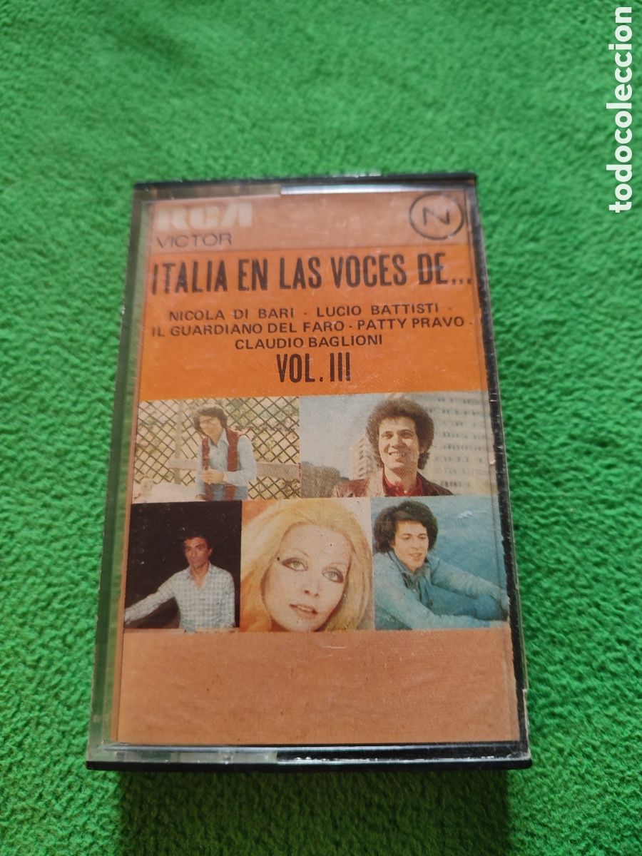 Casetes antiguos: Italia en las voces ... Vol III - Varios RCA